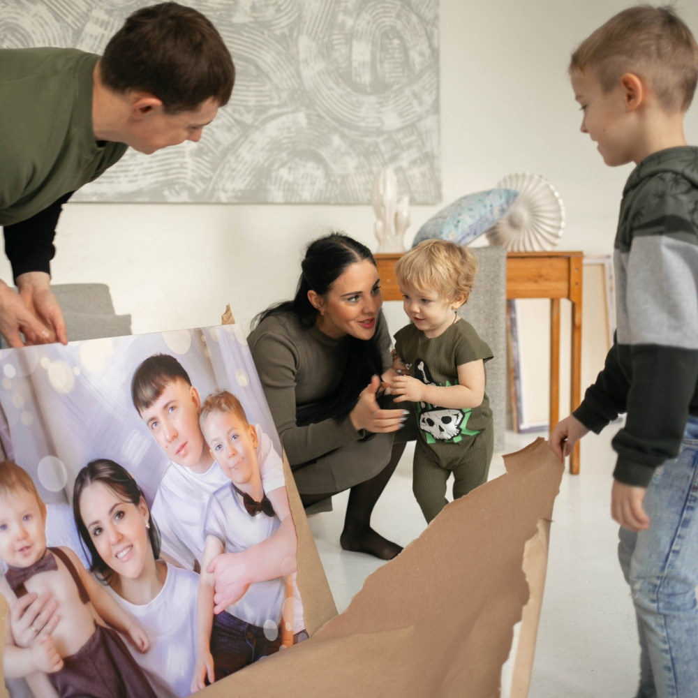 напечатаем ваше фото на холсте