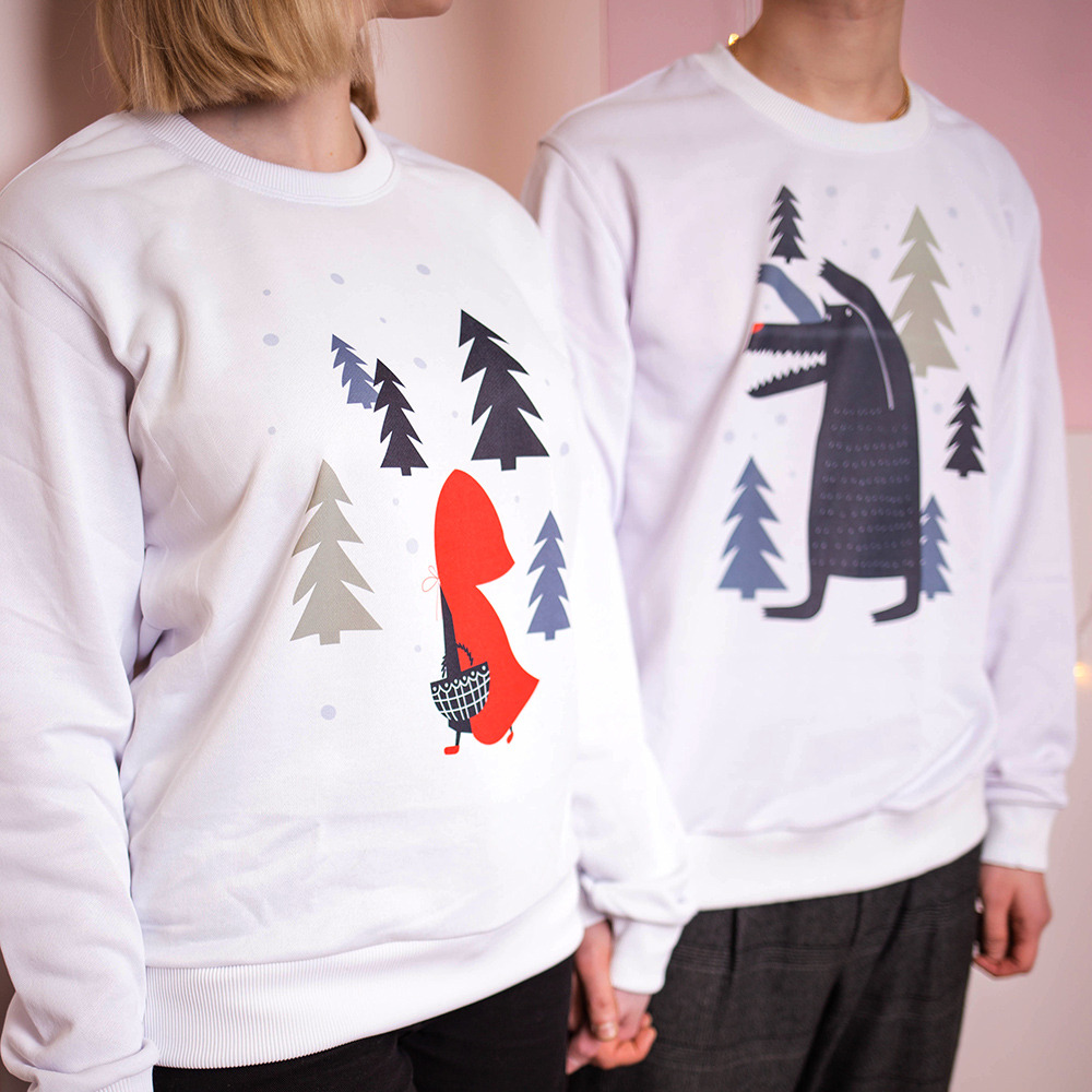 Свитшот белый