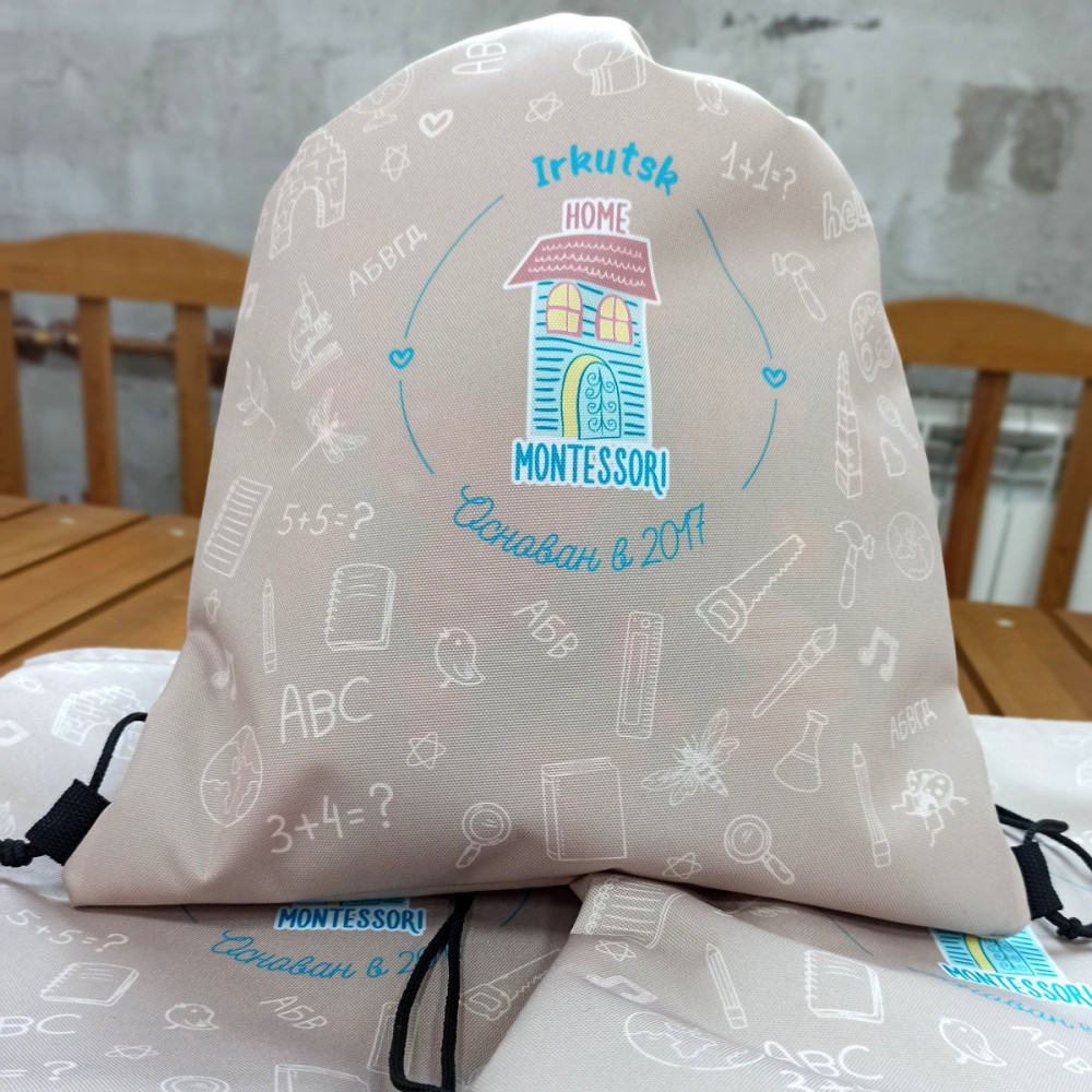 сумка для школьников с полной запечаткой