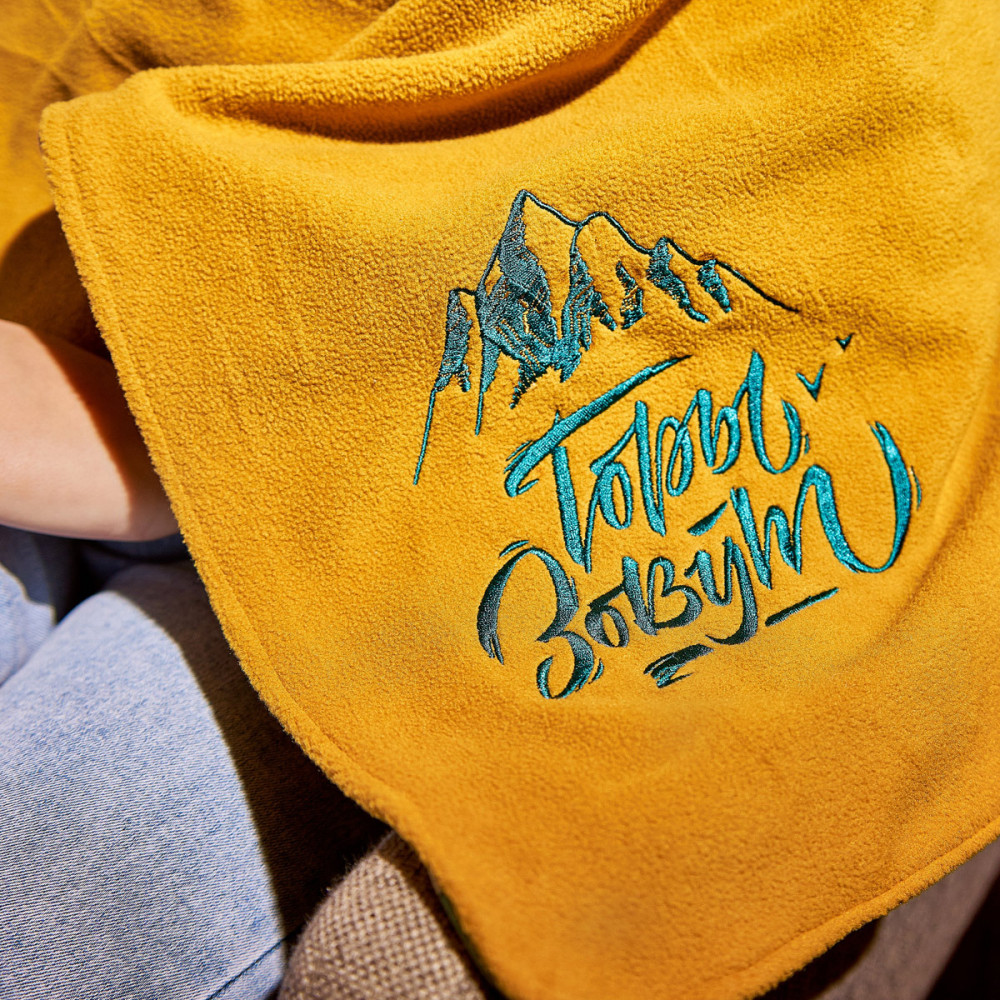 пример изготовления пледа