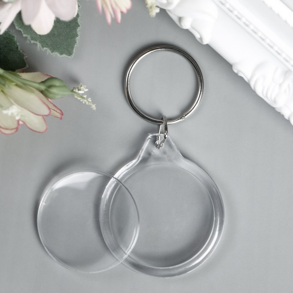 Брелок акриловый круг