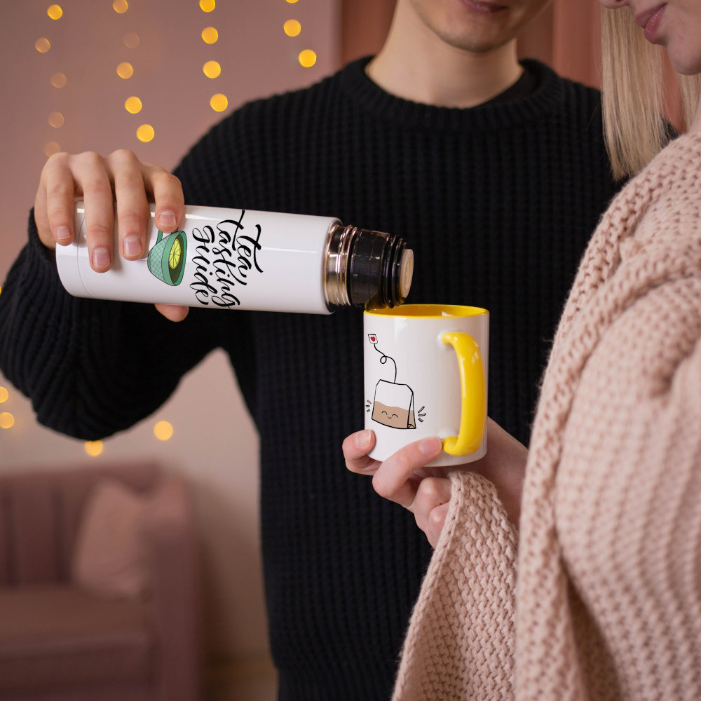 пример печати на термосе