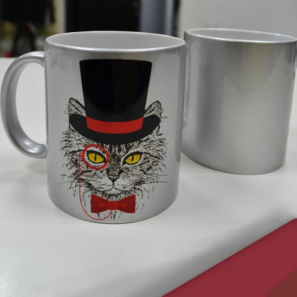 пример печати на кружке серебро