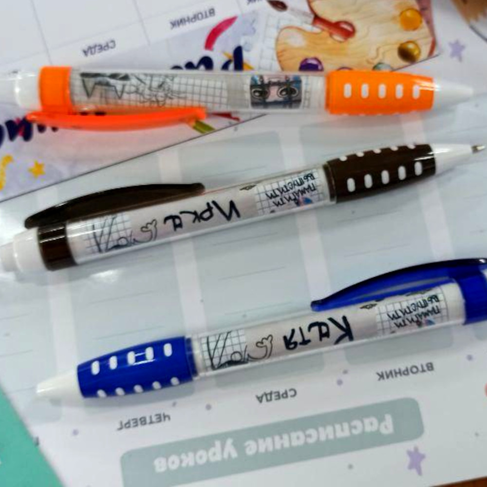 печать ручек для школьников