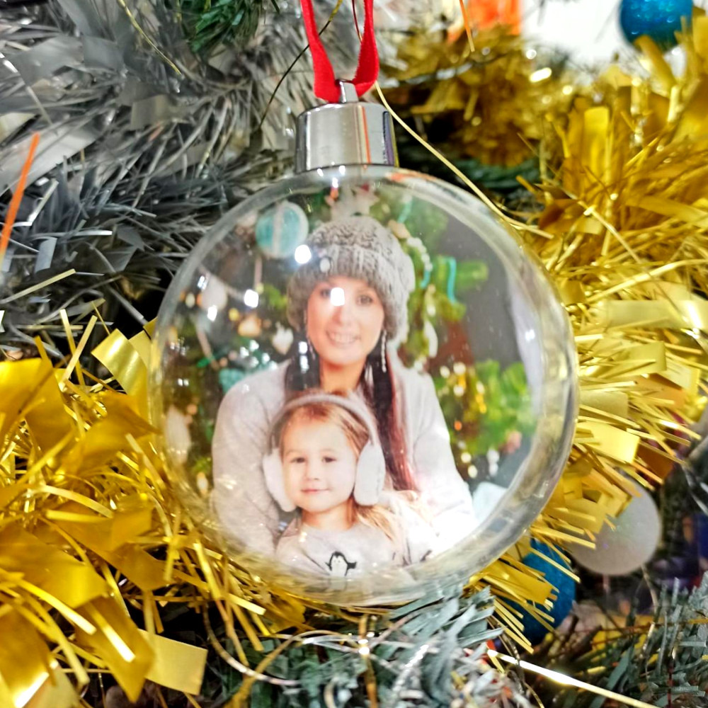 печать новогодних шаров