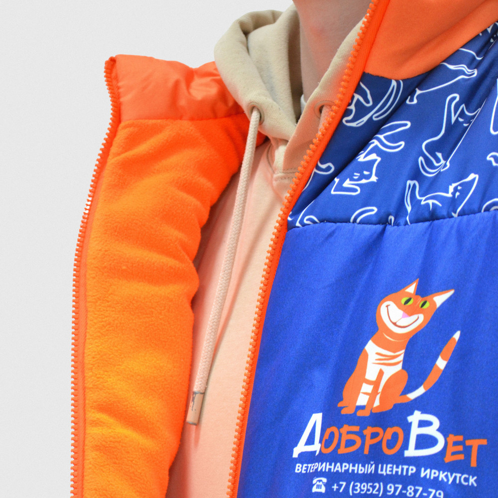 может быть флисовый подклад разных цветов