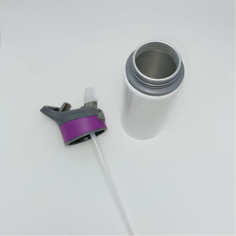 Печать на спортивной металлической бутылке 