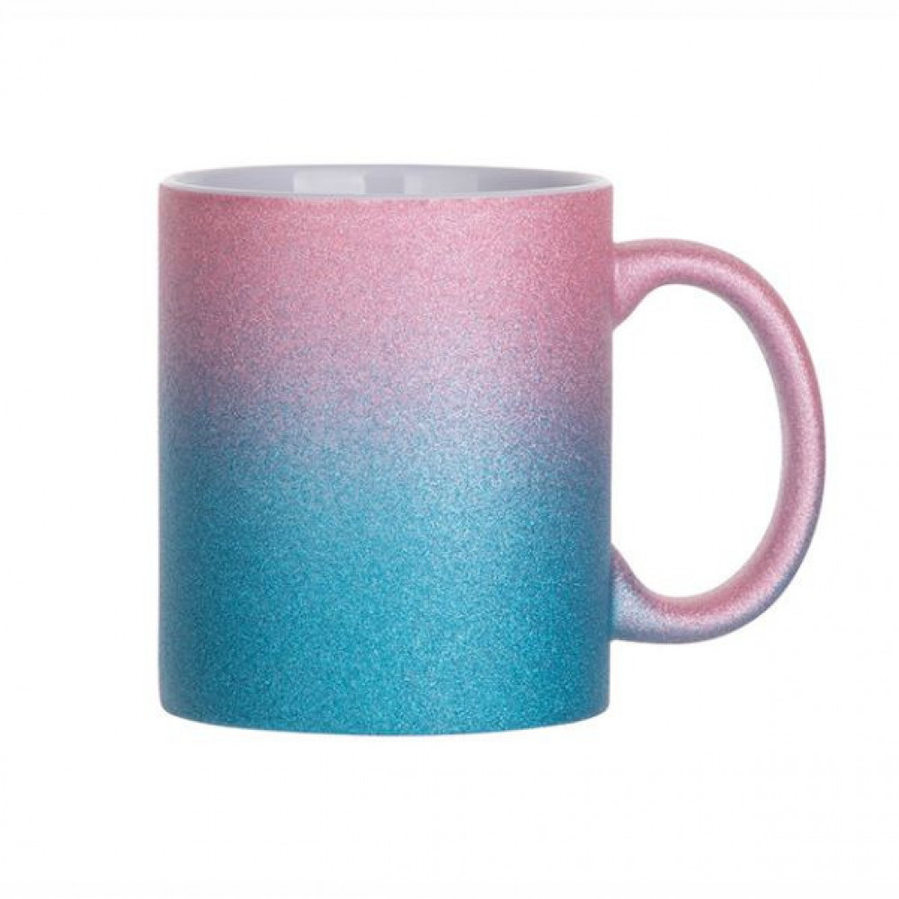 Печать на глиттерной кружке