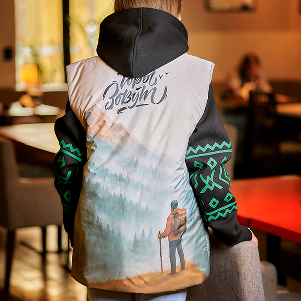 пример жилета для кофейни