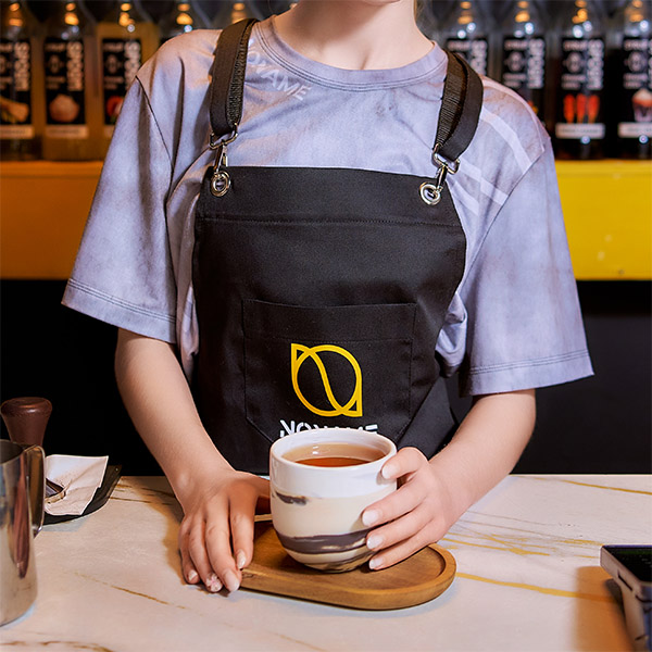 фартук с логотипом